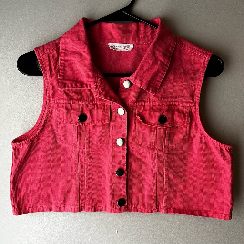 Girls Jean Vest size XXL